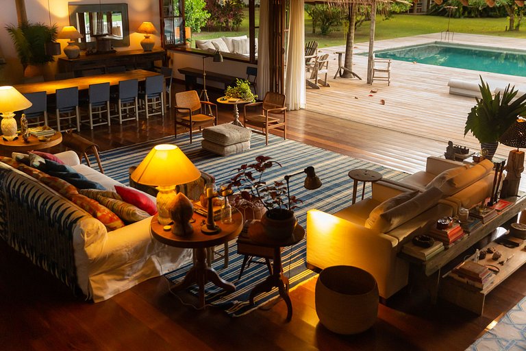 Location saisonnière de villa de luxe à Trancoso, Bahia