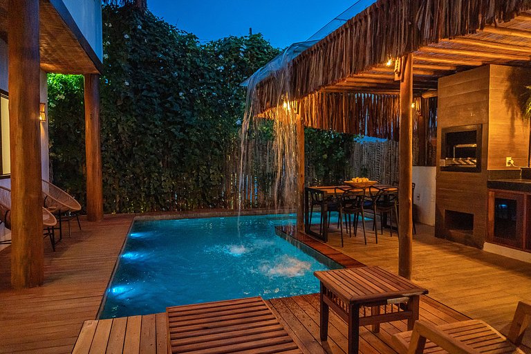 Casa Araçá Trancoso - Waterfall near the beach