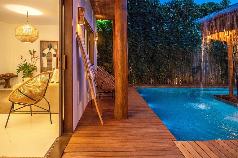 Casa Araçá Trancoso - Waterfall near the beach