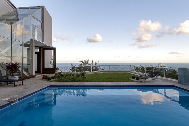 Luxus-Ferienhaus am Strand von São Conrado