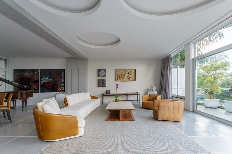 Luxus-Ferienhaus am Strand von São Conrado