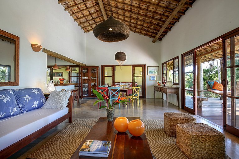 Ferienhaus mit Meerblick zur Saisonmiete – Bahia