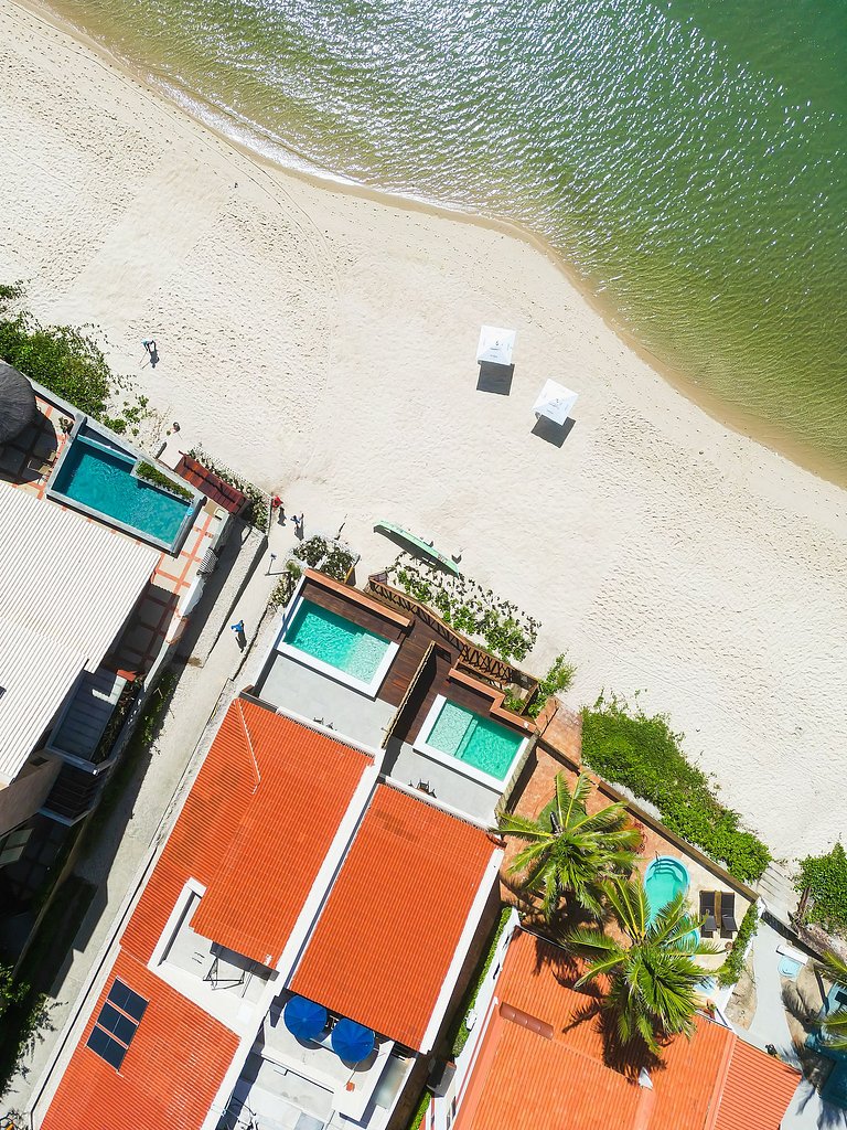 Luxus-Ferienvermietung am Strand in Alagoas