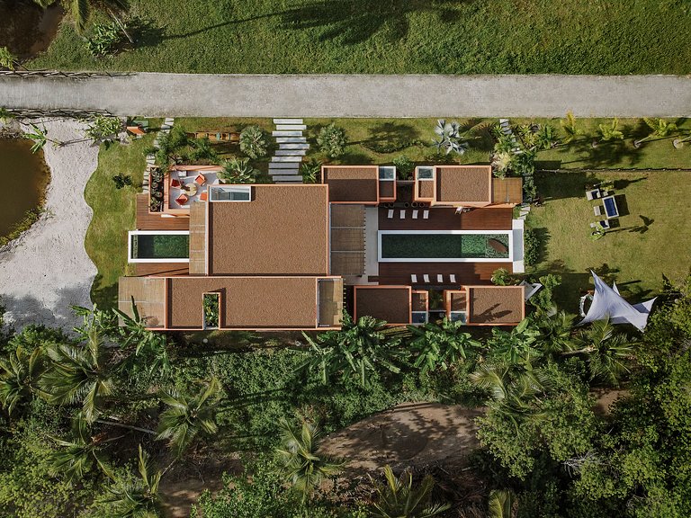Villa Unique bewahrt die Natur des Quinta Praia
