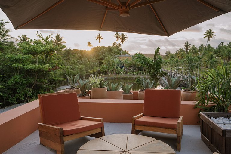 Villa Unique bewahrt die Natur des Quinta Praia
