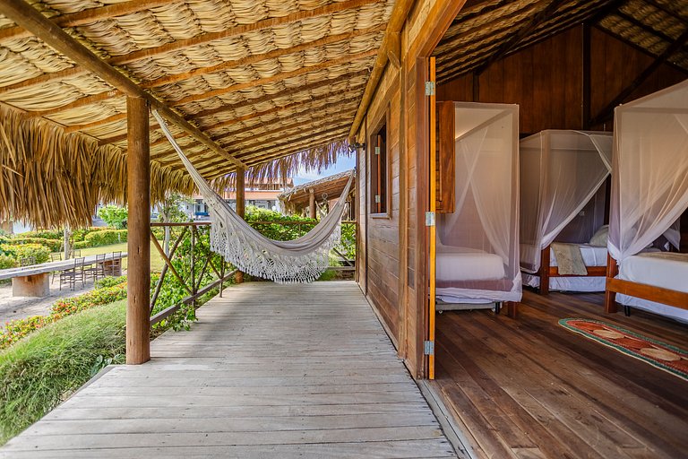 Vila Terra dos Ventos direkt am Strand