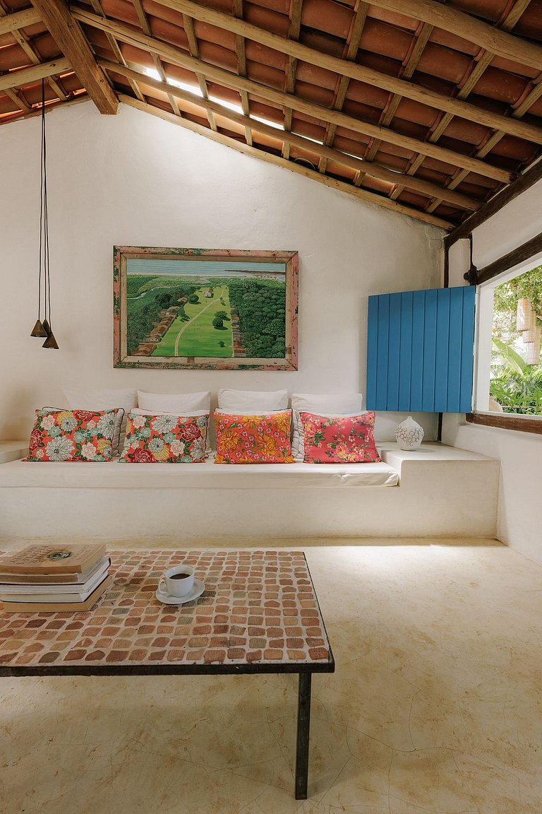 Ferienhaus zur Miete mit Meerblick am Quadrado in Trancoso