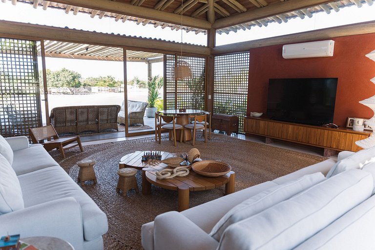 Luxury vacation home on Preá beach, Ceará