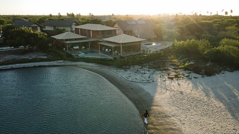 Casa Luxo de temporada em praia no Preá Ceará