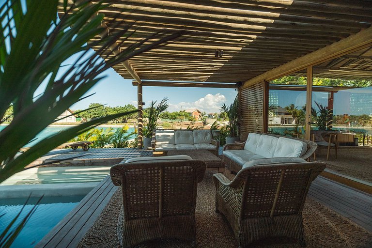 Maison de luxe pour les vacances au bord de la plage à Ceará