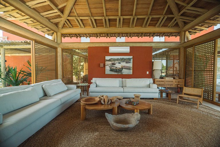 Maison de luxe pour les vacances au bord de la plage à Ceará