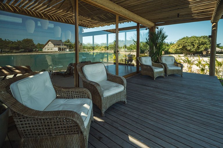 Casa Luxo de temporada em praia no Preá Ceará