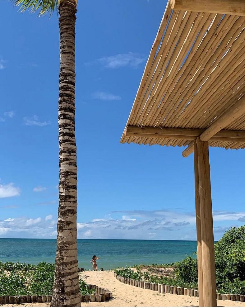Aluguel casa na praia Luxo temporada Trancoso Bahia