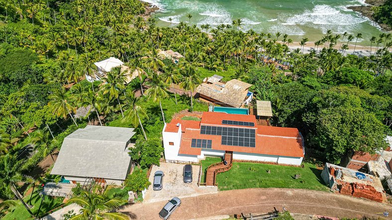 Casa de temporada beira de praia em Itacaré Bahia