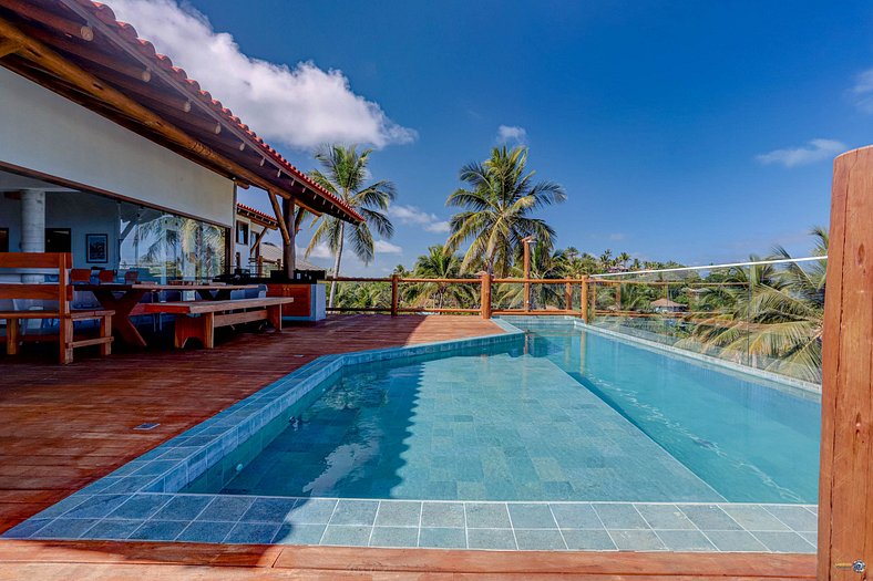 Casa de temporada beira de praia em Itacaré Bahia