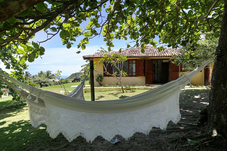 Casa de temporada vista mar Praia do Espelho Bahia