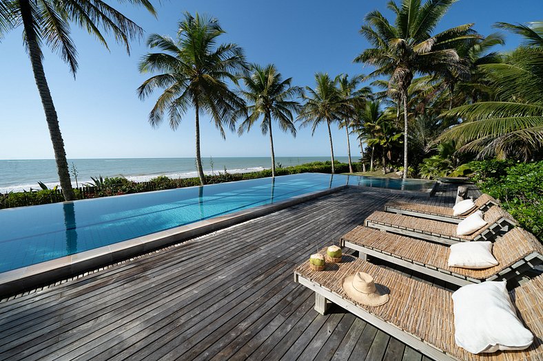 Casa Luxo de temporada Praia Ponta da Barra Trancoso Bahia