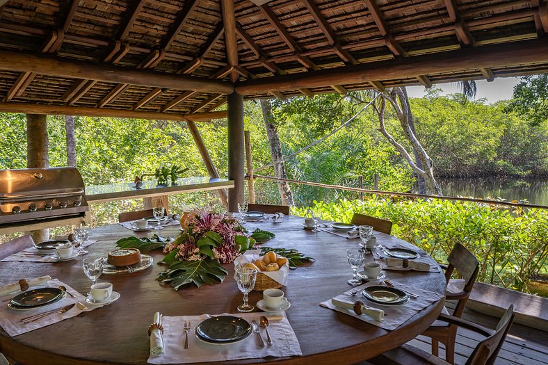 Casa Luxo de temporada Praia Ponta da Barra Trancoso Bahia