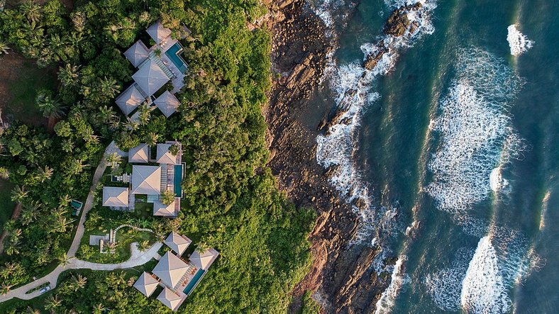 Casa luxo para temporada vista mar Itacaré Bahia