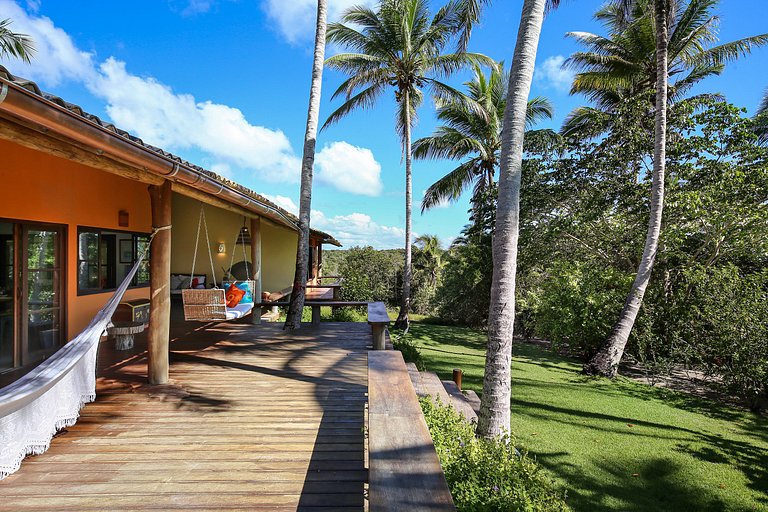 Casa para temporada com vista mar Praia do Espelho Bahia