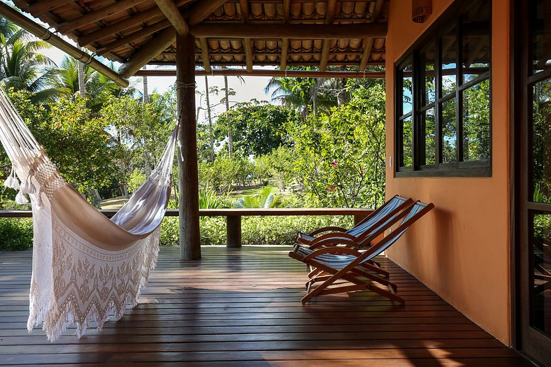 Casa para temporada com vista mar Praia do Espelho Bahia