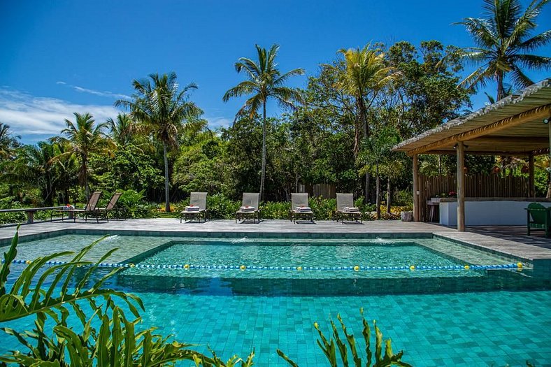 Casa para temporada com vista mar Praia do Espelho Bahia