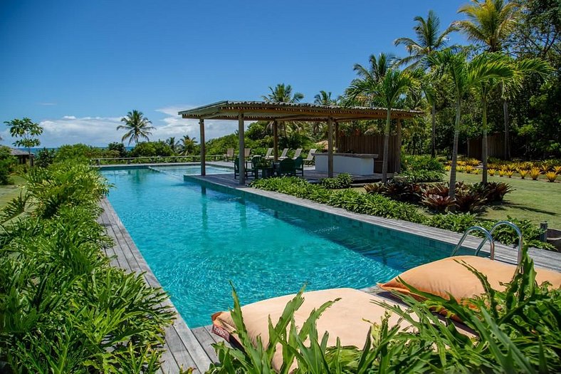 Casa para temporada com vista mar Praia do Espelho Bahia