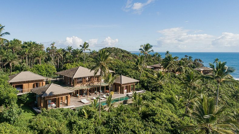 Casa para temporada vista mar Itacaré Bahia