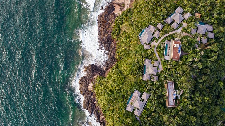 Casa para temporada vista mar Itacaré Bahia
