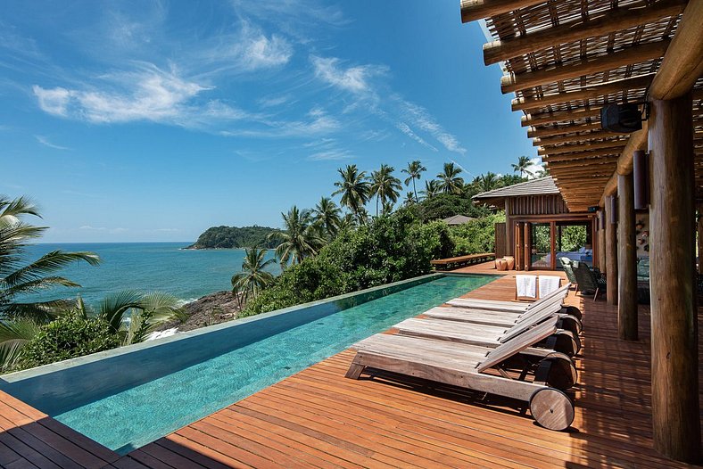 Casa para temporada vista mar Itacaré Bahia